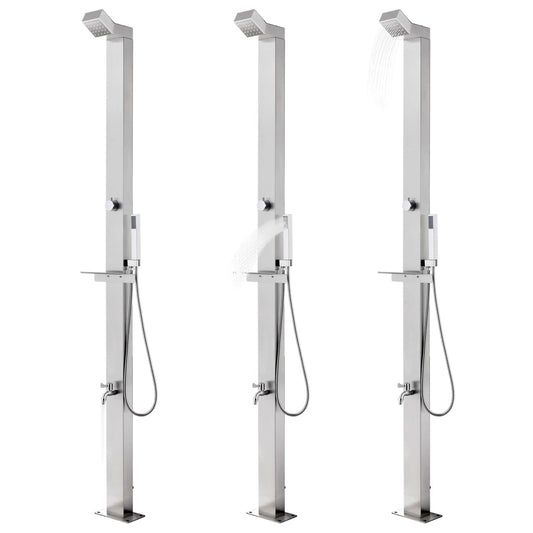 Garden Shower 220 cm Stainless Steel Garden Shower 220 cm Stainless Steel