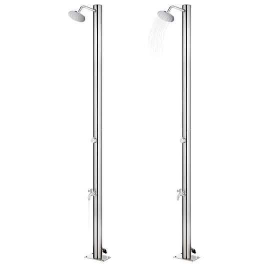 Garden Shower 215 cm Stainless Steel Garden Shower 215 cm Stainless Steel