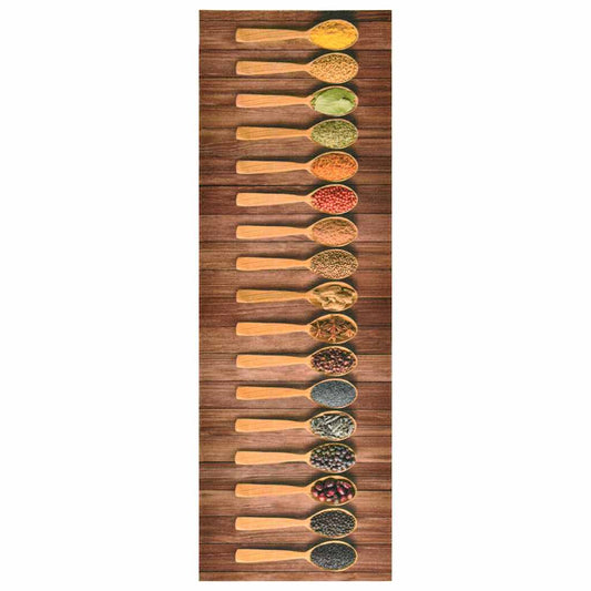 315958 vidaXL Kitchen Carpet Washable Spoons 60x300 cm 315958 vidaXL Kitchen Carpet Washable Spoons 60x300 cm