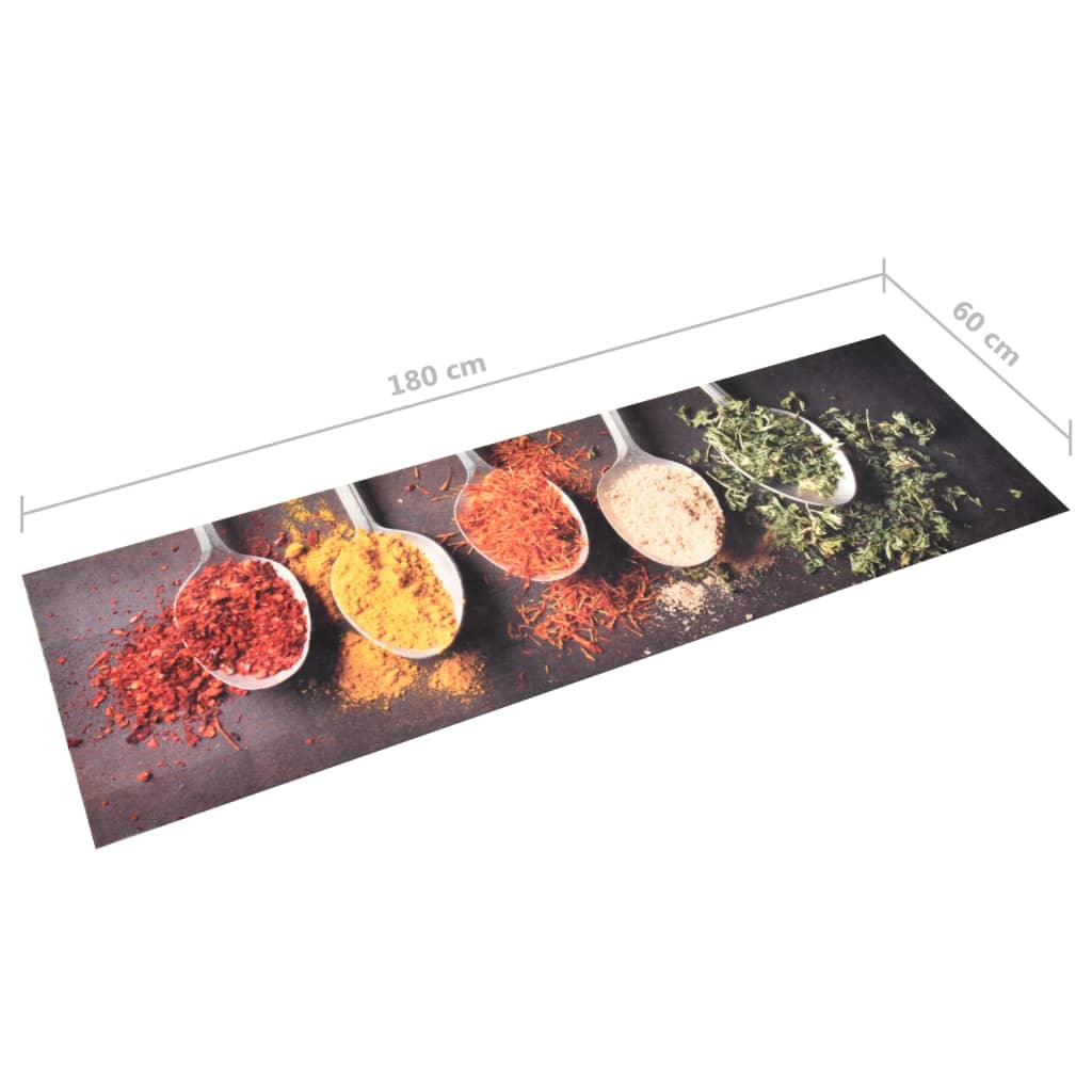 Kitchen Carpet Washable Spoons 60x180 cm