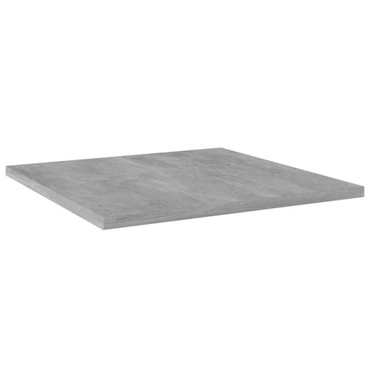 805178 vidaXL Bookshelf Boards 4 pcs Concrete Grey 40x40x1,5 cm Engineered Wood 805178 vidaXL Bookshelf Boards 4 pcs Concrete Grey 40x40x1,5 cm Engineered Wood