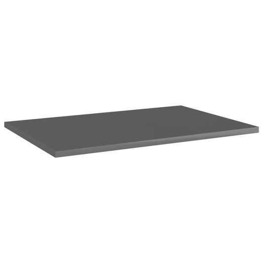 805264 vidaXL Bookshelf Boards 4 pcs High Gloss Grey 60x40x1,5 cm Engineered Wood 805264 vidaXL Bookshelf Boards 4 pcs High Gloss Grey 60x40x1,5 cm Engineered Wood