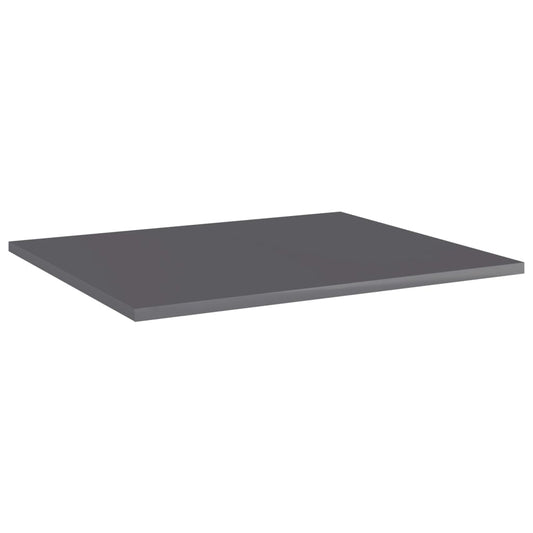 805281 vidaXL Bookshelf Boards 8 pcs High Gloss Grey 60x50x1,5 cm Engineered Wood 805281 vidaXL Bookshelf Boards 8 pcs High Gloss Grey 60x50x1,5 cm Engineered Wood