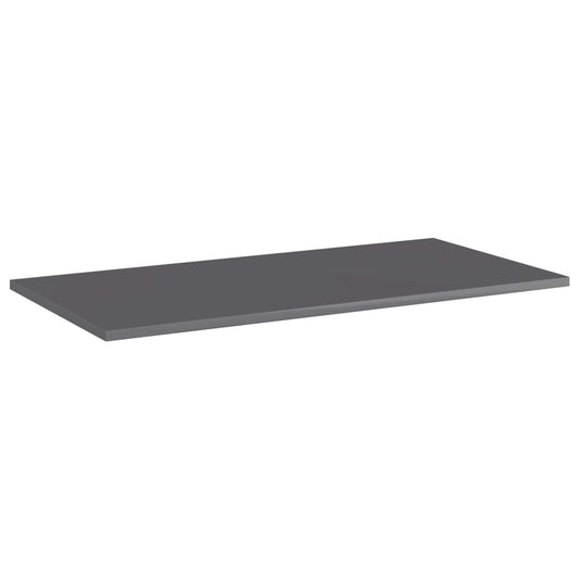 805345 vidaXL Bookshelf Boards 8 pcs High Gloss Grey 80x40x1,5 cm Engineered Wood 805345 vidaXL Bookshelf Boards 8 pcs High Gloss Grey 80x40x1,5 cm Engineered Wood