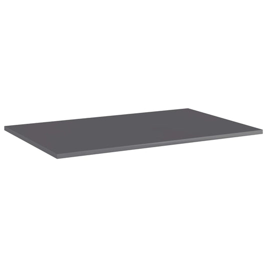 805360 vidaXL Bookshelf Boards 4 pcs High Gloss Grey 80x50x1,5 cm Engineered Wood 805360 vidaXL Bookshelf Boards 4 pcs High Gloss Grey 80x50x1,5 cm Engineered Wood