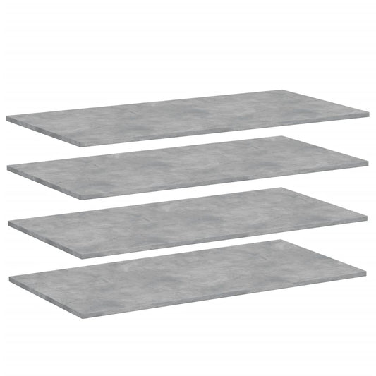 805422 vidaXL Bookshelf Boards 4 pcs Concrete Grey 100x50x1,5 cm Engineered Wood 805422 vidaXL Bookshelf Boards 4 pcs Concrete Grey 100x50x1,5 cm Engineered Wood