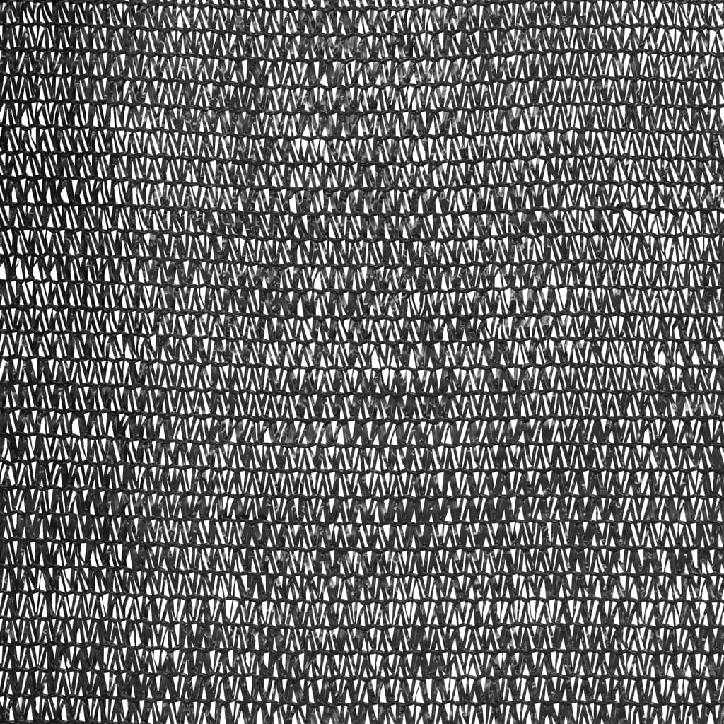 Privacy Net Black 1.5x25 m HDPE 195 g/m²