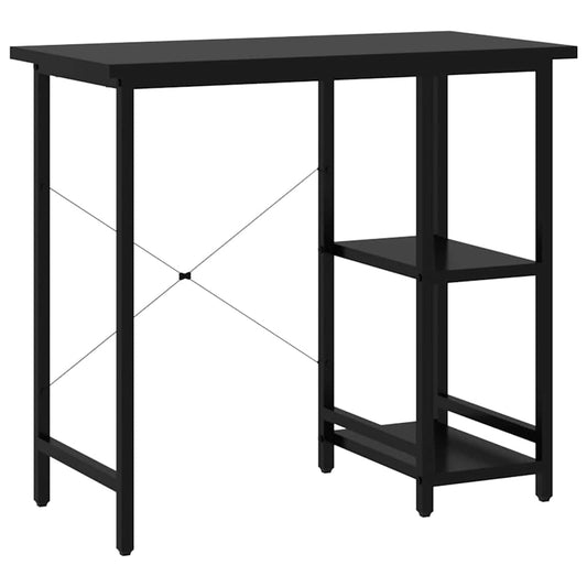 20554 vidaXL Computer Desk Black 80x40x72 cm MDF and Metal 20554 vidaXL Computer Desk Black 80x40x72 cm MDF and Metal
