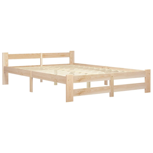 Bed Frame without Mattress Solid Pine Wood 140x200 cm Bed Frame without Mattress Solid Pine Wood 140x200 cm