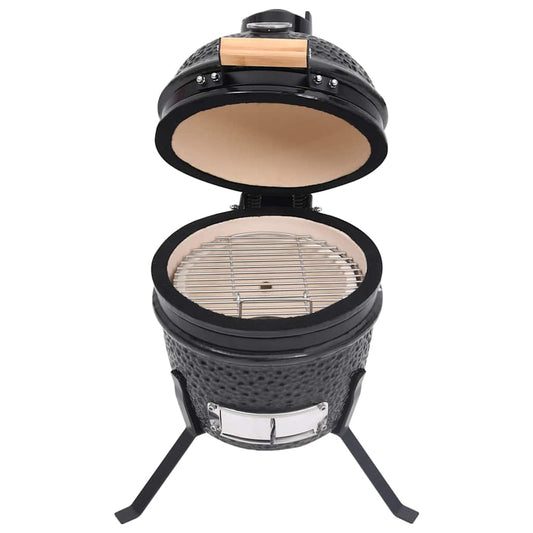 316093 vidaXL 2-in-1 Kamado Barbecue Grill Smoker Ceramic 56 cm Black 316093 vidaXL 2-in-1 Kamado Barbecue Grill Smoker Ceramic 56 cm Black
