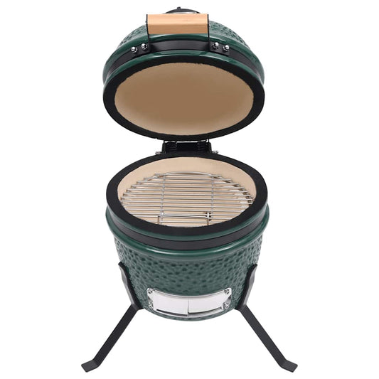 316094 vidaXL 2-in-1 Kamado Barbecue Grill Smoker Ceramic 56 cm Green 316094 vidaXL 2-in-1 Kamado Barbecue Grill Smoker Ceramic 56 cm Green