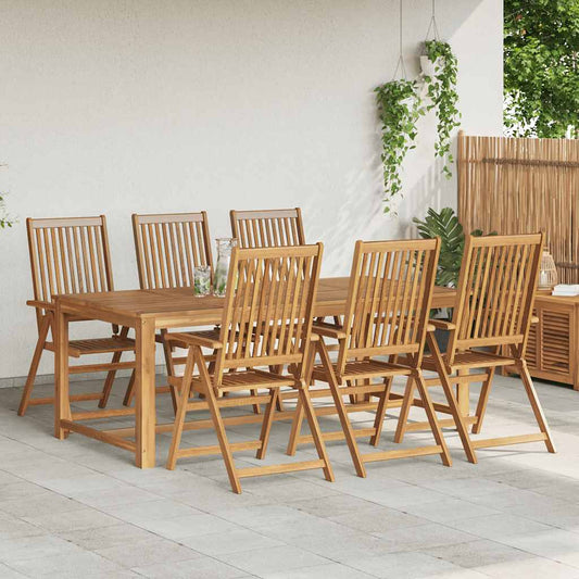 Folding Chairs 6 pcs Solid Acacia Wood Folding Chairs 6 pcs Solid Acacia Wood