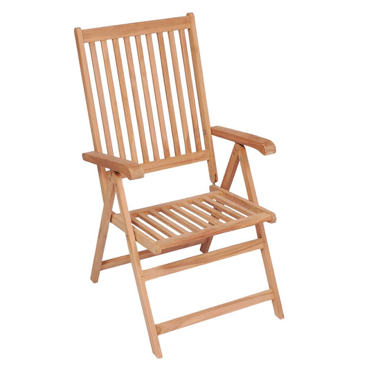 Garden Chair | Set of 4 | Natural Teak | Teak Wood | 57 x 71.5 x 100 cm Garden Chair | Set of 4 | Natural Teak | Teak Wood | 57 x 71.5 x 100 cm