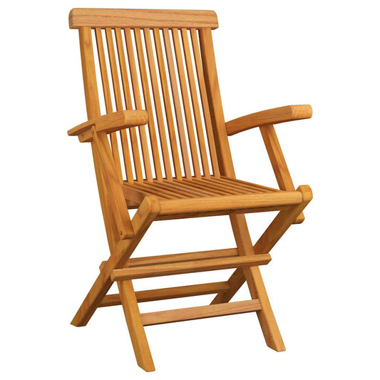Folding Chairs 6 pcs Solid Teak Wood Folding Chairs 6 pcs Solid Teak Wood