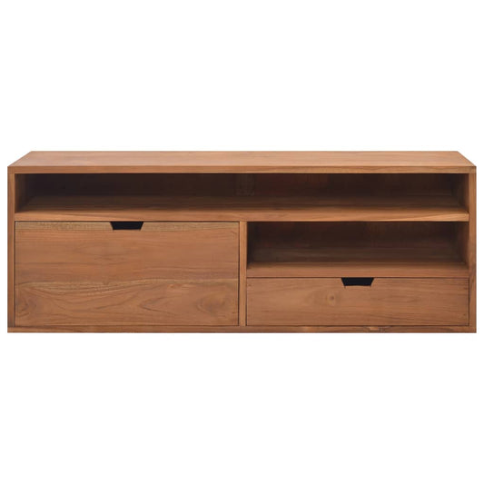 TV Cabinet 110x30x40 cm Solid Teak Wood TV Cabinet 110x30x40 cm Solid Teak Wood