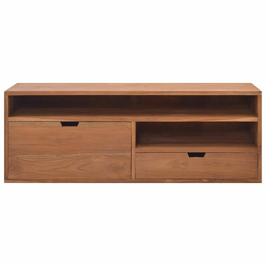 326119 vidaXL TV Cabinet 110x30x40 cm Solid Teak Wood 326119 vidaXL TV Cabinet 110x30x40 cm Solid Teak Wood