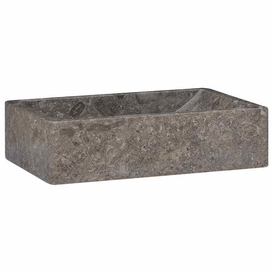 Sink 45x30x12 cm Marble High Gloss Grey Sink 45x30x12 cm Marble High Gloss Grey