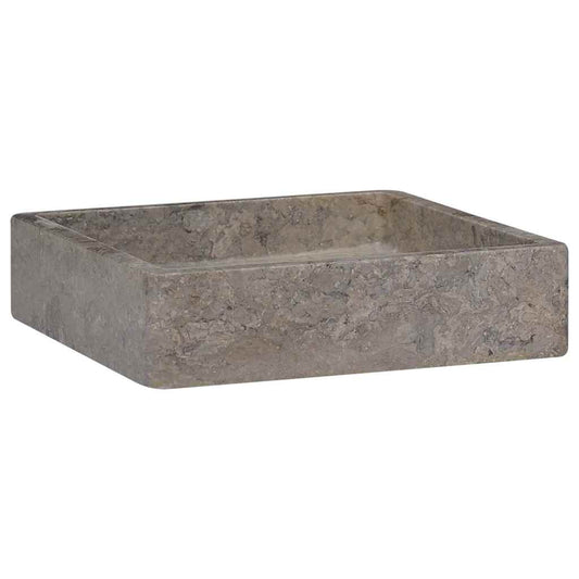 149170 vidaXL Sink Grey 40x40x10 cm Marble 149170 vidaXL Sink Grey 40x40x10 cm Marble