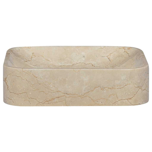 Sink Cream 40x40x10 cm Marble Sink Cream 40x40x10 cm Marble