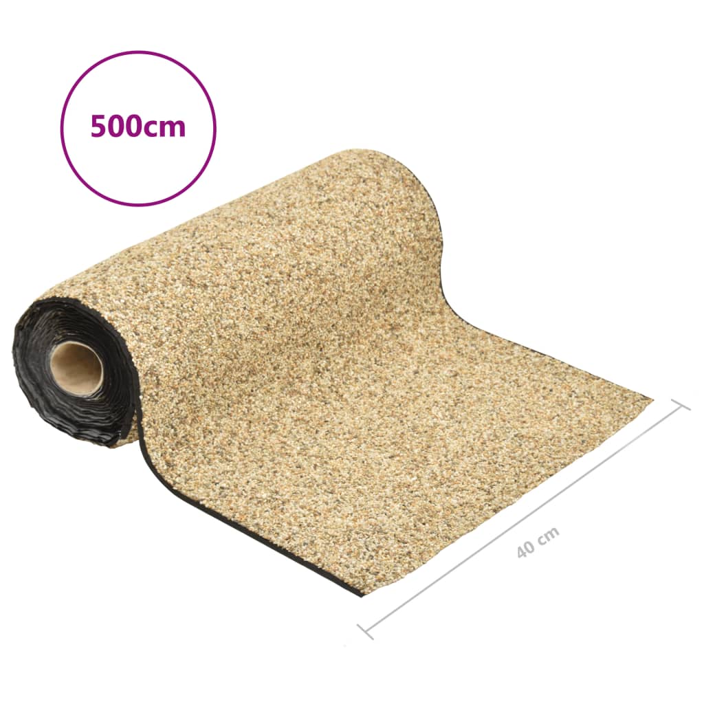 149519 vidaXL Stone Liner Natural Sand 500x40 cm