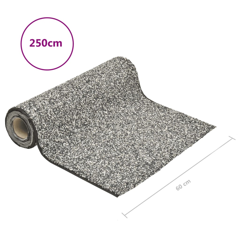 149530 vidaXL Stone Liner Grey 250x60 cm