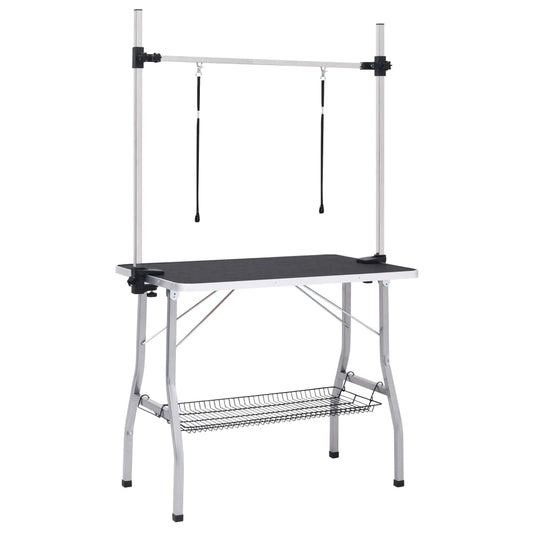 Dog Grooming Table | Black | Stainless Steel | Medium | Foldable Dog Grooming Table | Black | Stainless Steel | Medium | Foldable
