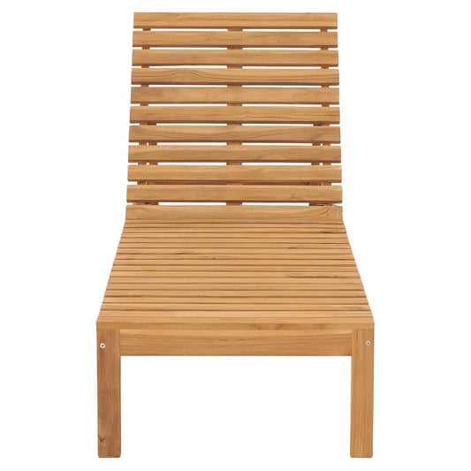 Sun Lounger Solid Teak Wood Sun Lounger Solid Teak Wood