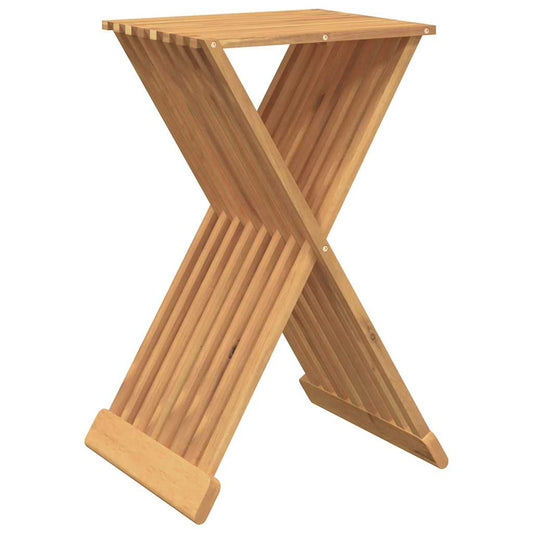 Folding Stool 40x32.5x70 cm Solid Wood Teak Folding Stool 40x32.5x70 cm Solid Wood Teak