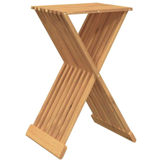 Folding Stool 40x32,5x70 cm Solid Wood Teak Folding Stool 40x32,5x70 cm Solid Wood Teak