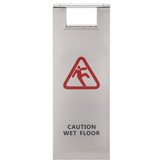 Folding Wet Floor Sign Stainless Steel Folding Wet Floor Sign Stainless Steel