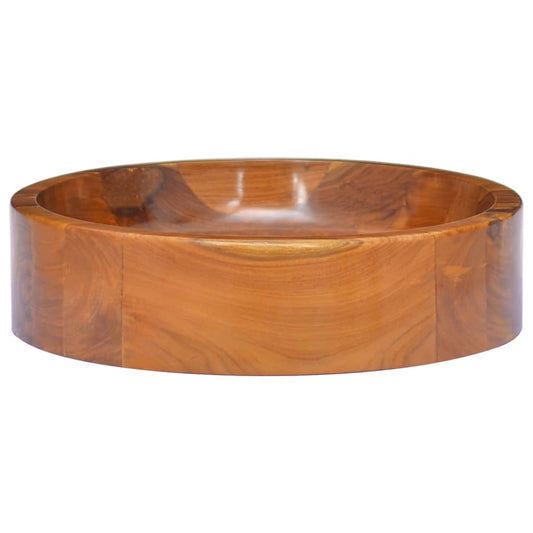 Basin Solid Teak Wood Φ40x10 cm Basin Solid Teak Wood Φ40x10 cm