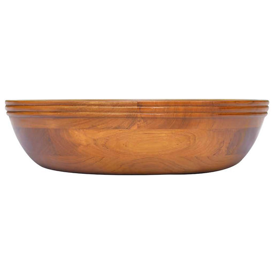 Basin Solid Teak Wood Φ40x10 cm Basin Solid Teak Wood Φ40x10 cm