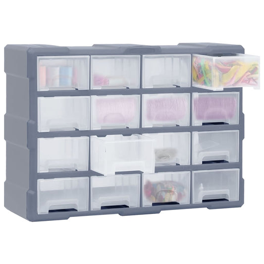 Multi-drawer Organiser with 16 Middle Drawers 52x16x37 cm Multi-drawer Organiser with 16 Middle Drawers 52x16x37 cm