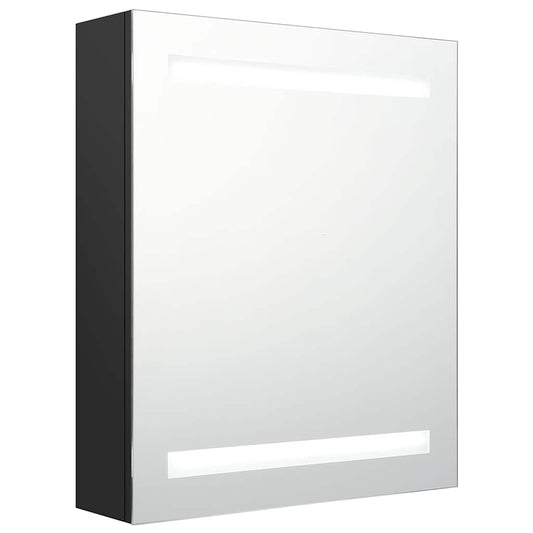 LED Bathroom Mirror Cabinet Black 50x14x60 cm LED Bathroom Mirror Cabinet Black 50x14x60 cm