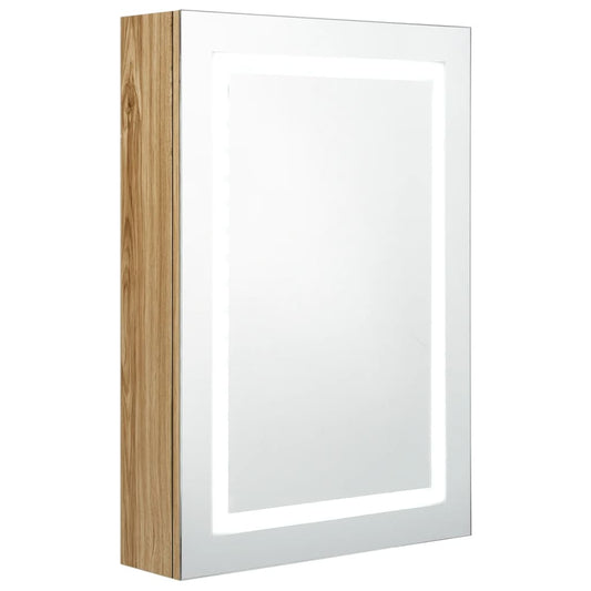 LED Bathroom Mirror Cabinet Oak 50x13x70 cm LED Bathroom Mirror Cabinet Oak 50x13x70 cm