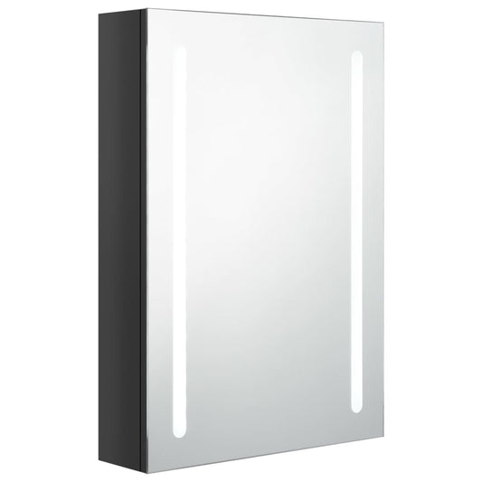 Bathroom Cabinet | Shining black | MDF with melamine finish, glass Bathroom Cabinet | Shining black | MDF with melamine finish, glass