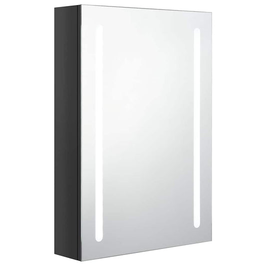 326496 vidaXL LED Bathroom Mirror Cabinet Shining Black 50x13x70 cm 326496 vidaXL LED Bathroom Mirror Cabinet Shining Black 50x13x70 cm