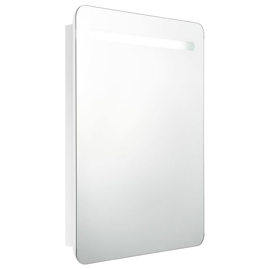 LED Bathroom Mirror Cabinet Shining White 60x11x80 cm LED Bathroom Mirror Cabinet Shining White 60x11x80 cm