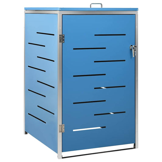 Single Wheelie Bin Shed 69x77.5x115 cm Stainless Steel Single Wheelie Bin Shed 69x77.5x115 cm Stainless Steel