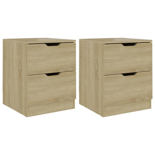 326730 vidaXL Bedside Cabinets 2 pcs Sonoma Oak 40x40x50 cm Engineered Wood 326730 vidaXL Bedside Cabinets 2 pcs Sonoma Oak 40x40x50 cm Engineered Wood