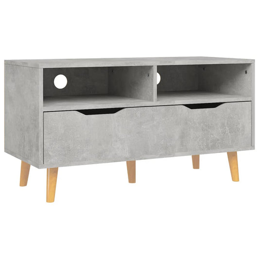 TV Cabinet Concrete Grey 90x40x48.5 cm Engineered Wood TV Cabinet Concrete Grey 90x40x48.5 cm Engineered Wood
