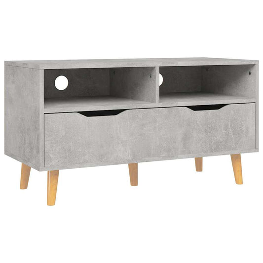 326781 vidaXL TV Cabinet Concrete Grey 90x40x48,5 cm Engineered Wood 326781 vidaXL TV Cabinet Concrete Grey 90x40x48,5 cm Engineered Wood