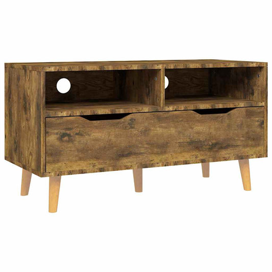 326785 vidaXL TV Cabinet Smoked Oak 90x40x48,5 cm Engineered Wood 326785 vidaXL TV Cabinet Smoked Oak 90x40x48,5 cm Engineered Wood