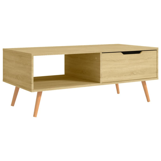 Coffee Table Sonoma Oak 100x49.5x43 cm Engineered Wood Coffee Table Sonoma Oak 100x49.5x43 cm Engineered Wood