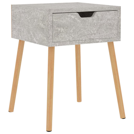 Bedside Cabinet Concrete Grey 40x40x56 cm Engineered Wood Bedside Cabinet Concrete Grey 40x40x56 cm Engineered Wood