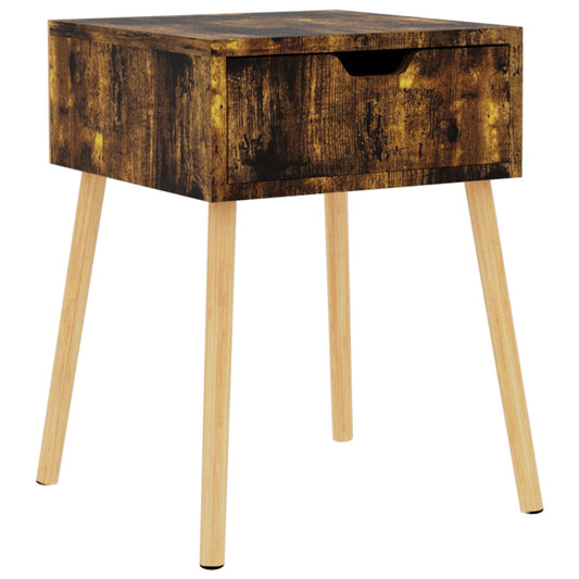 Bedside Cabinet Smoked Oak 40x40x56 cm Engineered Wood Bedside Cabinet Smoked Oak 40x40x56 cm Engineered Wood