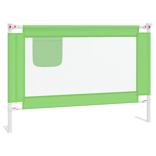 Toddler Safety Bed Rail Green 100x25 cm Fabric Toddler Safety Bed Rail Green 100x25 cm Fabric