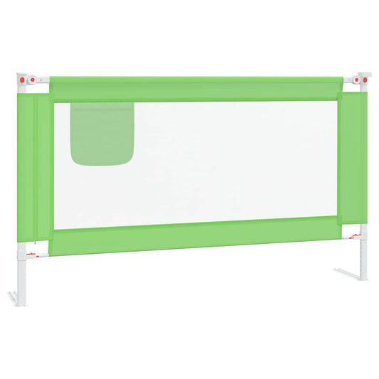 Toddler Safety Bed Rail Green 140x25 cm Fabric Toddler Safety Bed Rail Green 140x25 cm Fabric