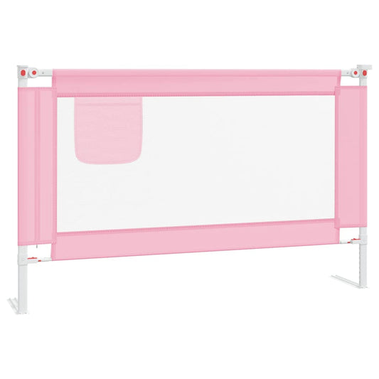 Toddler Safety Bed Rail Pink 120x25 cm Fabric Toddler Safety Bed Rail Pink 120x25 cm Fabric