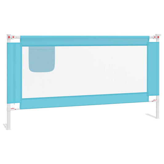 Toddler Safety Bed Rail Blue 160x25 cm Fabric Toddler Safety Bed Rail Blue 160x25 cm Fabric